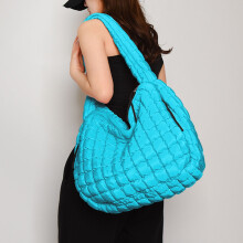 Veľká prešívaná dámska kabelka Puffer Tote – mäkká nafúknutá crossbody kabelka, vhodná na každodenné použitie a darčeky