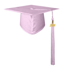 Chapeau de fin d'études brillant pour enfants et adultes, avec pompon, pour la maternelle et la pré-maternelle.