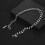 Κομψό Unisex κολιέ Hip-Hop Choker με κούμπωμα OTC και αλυσίδα από τιτάνιο 2