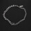 Κομψό Unisex κολιέ Hip-Hop Choker με κούμπωμα OTC και αλυσίδα από τιτάνιο 3