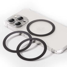 FU1999Universell metallringklistermärke för MagSafe3 st svarta