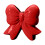 Rode keramische tafelvaas 5x5x2 inch 2
