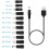 USB σε 5.5x2.1mm3.5mm4.0mm4.8mm6.4mm5.5x2.5mm Καλώδιο φόρτισης για λάμπα LED ανεμιστήρα ηχείου 7