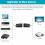 Επέκταση HDMI 4K1080P σε RJ45Μέσω Cat5e/6Προσαρμογέας Ethernet δικτύου LAN2 τεμάχια 6