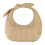 Dames clutch van stro met knoop en strik, 1 stuk 1