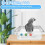 Automatic Bird Bath Shower with 180 Circulating Faucet for Medium Birds - USB Powered 6