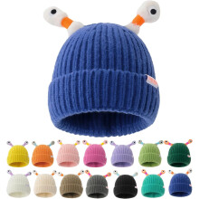 Glowing Monster Knit Beanie with LED Lights