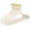 Umerașe din catifea ivory, aurii, antiderapante, pachet de 50 1