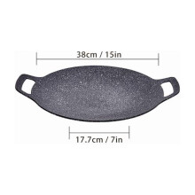 Sartén antiadherente para parrilla, ideal para barbacoa y uso al aire libre, 30 cm (12 pulgadas)