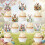 τεμάχια διακοσμητικά για cupcakes με λαγουδάκι του Πάσχα, καρότο και κουνέλι για 2