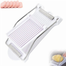 Trancheuse à aliments Easy Press avec 12 fils en acier inoxydable