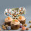 τεμάχια διακοσμητικά για cupcakes με λαγουδάκι του Πάσχα, καρότο και κουνέλι για 6