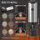 Rechargeable Electric Salt And Pepper Grinder Set With Double Charging Base, Usb Cable, Automatic S 4