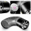 （Black-200mm）Powerful Quiet Exhaust Fan with Super Suction, Bathroom Ventilation Solution 5