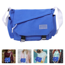 Canvas Crossbody Bag Blue Vintage 1 Piece