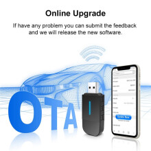 2 in 1 Carplay Wireless Adapter Wired to Wireless Carplay Box Car Interconnection Box Car Wireless Adapter Plug and