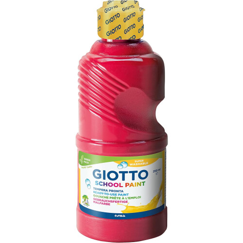 Giotto School Paint Cyan Red Yellow 3 x 250ml 1