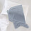Plush Flannel Blanket Grey 19.7 x 27.6 in Machine Washable 5