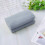 Plush Flannel Blanket Grey 19.7 x 27.6 in Machine Washable 7