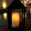 velas sem chama à prova d'água para uso externo, medindo 3,25 polegadas, com efeito de chama tremulante em movimento, velas de LED alimentad 4