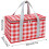 Borsa termica riutilizzabile per picnic e bevande fredde, con chiusura a zip – Adatta a temperature elevate e basse, pieghevole, ideale per 3