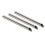 Tubi riceventi 3 pezzi, Argento, 6mm/0,2 in 16