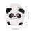 Χαριτωμένη τσάντα ζεστού νερού Panda γεμίζει με σακούλα ζεστού νερού, παχύρρευστη 5