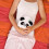 Χαριτωμένη τσάντα ζεστού νερού Panda γεμίζει με σακούλα ζεστού νερού, παχύρρευστη 7