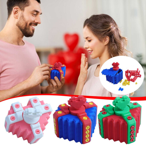 Boîte à énigmes imprimée en 3D avec clé cachée et 20 vis 1