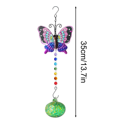 Hummingbird Feeder Wind Chime Outdoor Pendant 1
