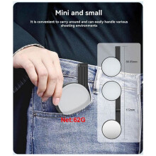 Lampe LED Magnétique Portable pour Selfie, 3 Modes D'Éclairage, Compatible avec Android, Éclairage Vidéo pour Maquillage, Vlog et Vidéo