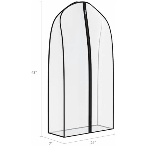 Sidenklädväskor för rockar, 113 x 18 cm, set med 4 st 1