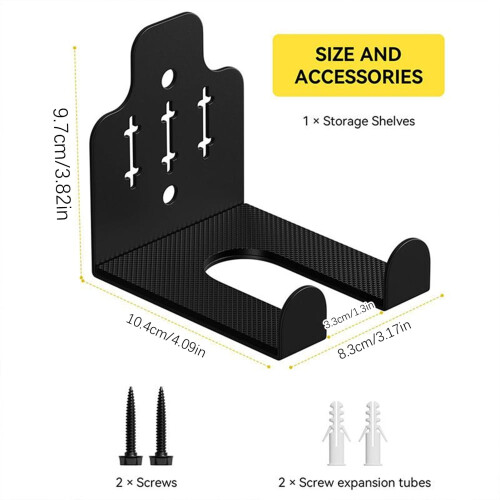 Vertical Barbell Holder Wall Mount – Space-Saving, Multi-Functional Gym Organizer for Home/Commercial Use 2