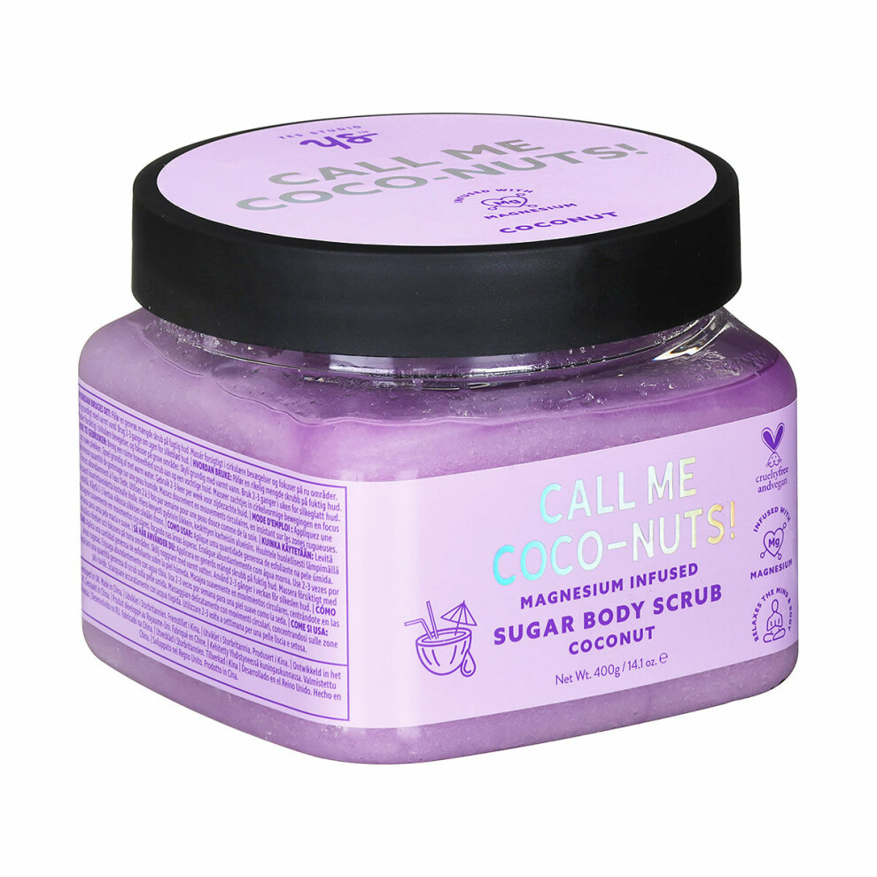 Yes Studio Call Me Coco-Nuts! Magnesium Sugar Body Scrub 400G