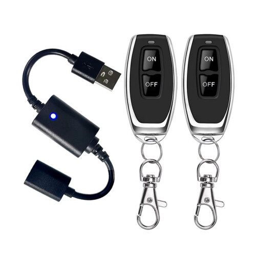 DC5V USB Wireless RF Remote Control  Driver Power  Close for LED Light Strip Reading Lamp Light Fan 2