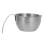 Pancake Mixing Bowl Silver Stainless Steel 1Pack 6