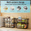 4-Pack Stackable Wire Baskets for Pantry, Countertop & Kitchen Storage – Compatible with Standard Shelves, Black 5