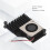 Ventilatore PWM per Raspberry Pi 5 in alluminio pressofuso 4/8GB Pi 5 Nero 4