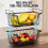 4-Pack Stackable Wire Baskets for Pantry, Countertop & Kitchen Storage – Compatible with Standard Shelves, Black 7