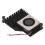 Ventilatore PWM per Raspberry Pi 5 in alluminio pressofuso 4/8GB Pi 5 Nero 16