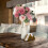 Decorazioni floreali artificiali per casa, matrimonio e ufficio. 6