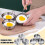 1piece Stainless Steel Poached Egg Maker With Handle Easy Cups' Extract To 6