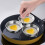 1piece Stainless Steel Poached Egg Maker With Handle Easy Cups' Extract To 7