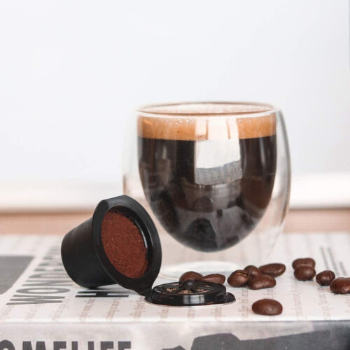 Φίλτρα καφέ από ανοξείδωτο ατσάλι για Nespresso, επαναγεμιζόμενη κάψουλα καφέ, καλάθι 1