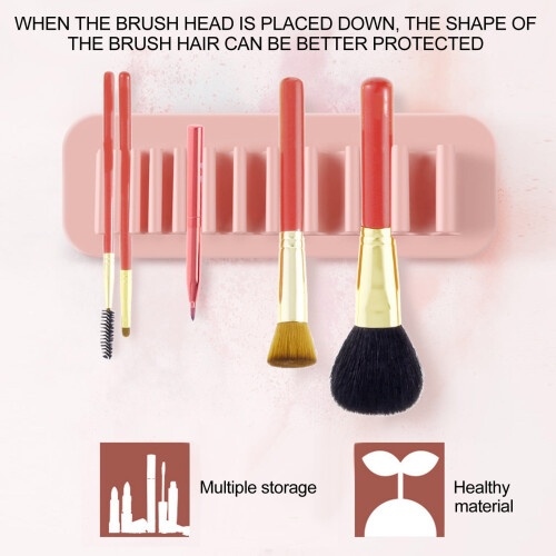 Support mural pour brosses à dents et autres accessoires cosmétiques 1