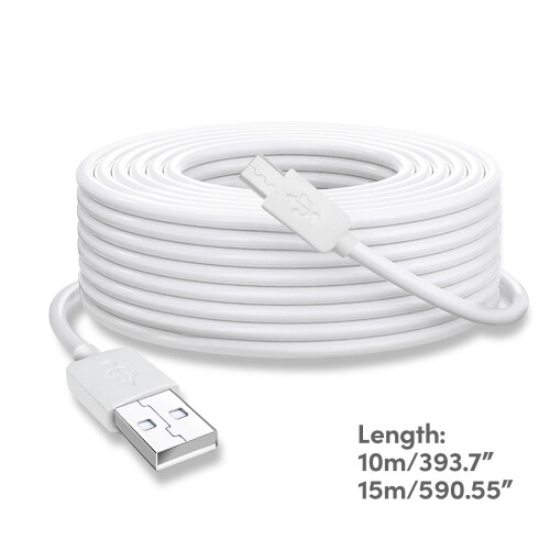 Υπερμακρύ καλώδιο φόρτισης USB σε Micro USB για / Κάμερα, μακρύ και ανθεκτικό καλώδιο 2