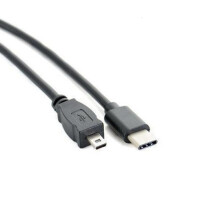 Cabo Yammee USB-C OTG para dados de câmera mini USB de 8 pinos