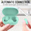 Wanfds Wireless Earbuds for Small Ears, 3g Light, Cute Green, Bluetooth 5.3, Fast Charging Case, compatible with iPhone & Android 2