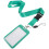 id holder with lanyard Green for School Professionals 1Set 3