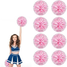 8 fémes mazsorett pompon 25 cm – Újrafelhasználható tánc- és